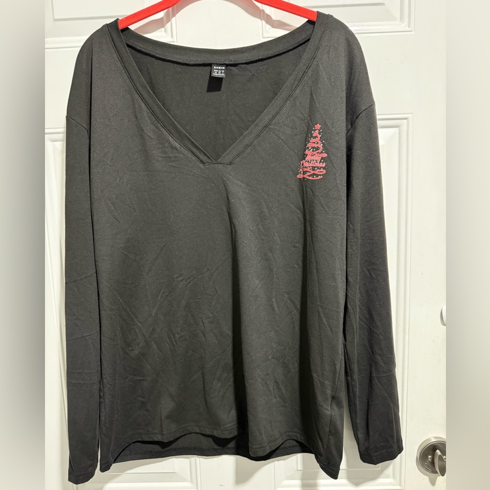 SHEIN Black Christmas Tunic
